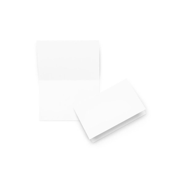 Plain White Greeting card (Customizable) - Picture 3 of 3